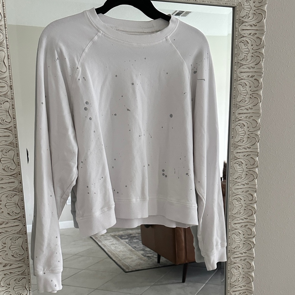 Electric & Rose White Ronan Galaxy Sweatshirt